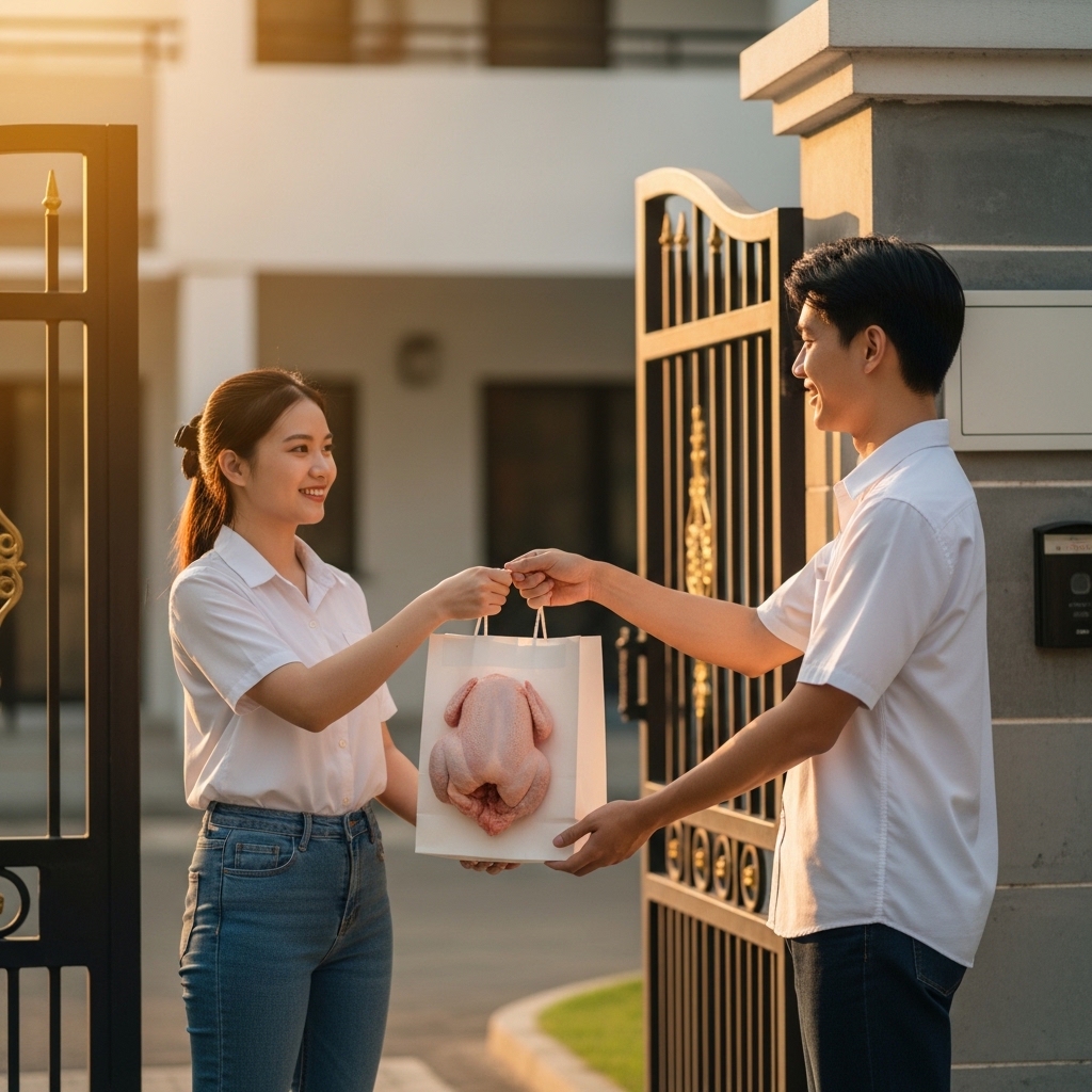 Peluang bisnis agen ayam kosan B2C menggunakan pasokan karkas segar pengiriman pagi Tricik Cengkareng tanpa modal kulkas