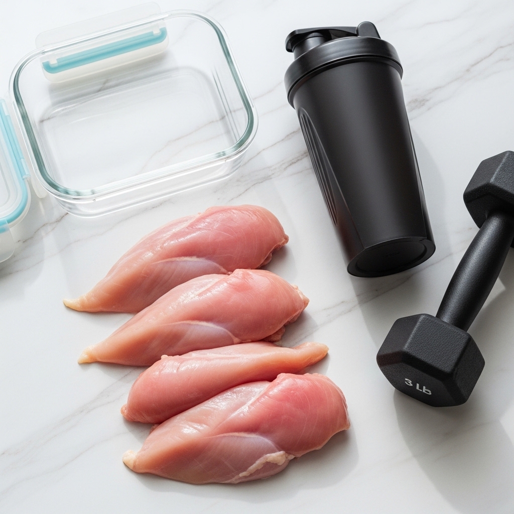 Daging dada ayam fillet boneless segar Tricik sumber protein untuk diet gym dan meal prep