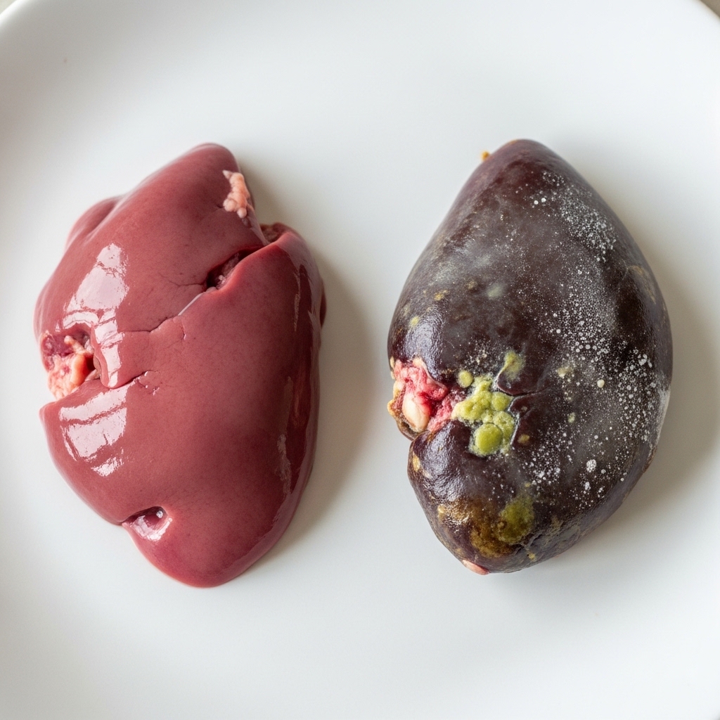 Perbandingan ciri hati ayam segar merah marun Tricik Cengkareng dan hati beku menghitam untuk bahan MPASI bayi B2C