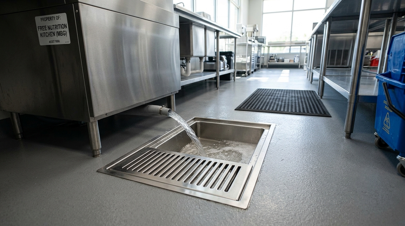 Efisiensi kelancaran sistem drainase air pembuangan Dapur MBG yang bebas mampet berkat karkas ayam segar kesat dari Tricik Cengkareng