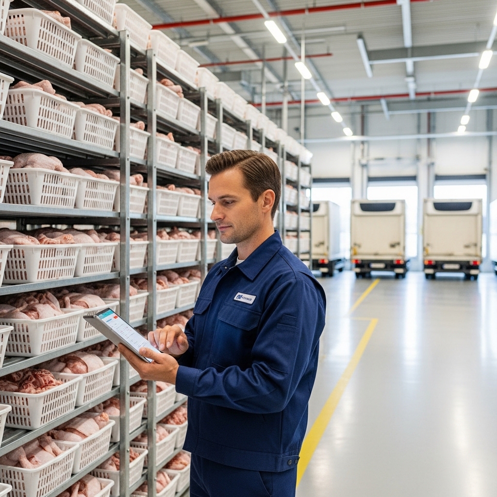 Sistem manajemen pre-order H-1 untuk suplai ayam potong segar yang presisi dan tepat waktu bagi restoran mitra B2B Tricik Cengkareng