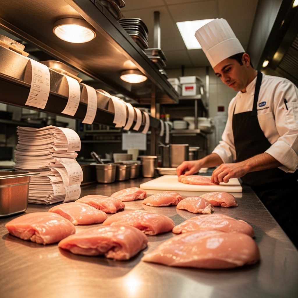 Strategi bisnis restoran B2B menjaga konsistensi mutu karkas ayam potong segar Tricik Cengkareng di tengah kompetisi perang harga supplier