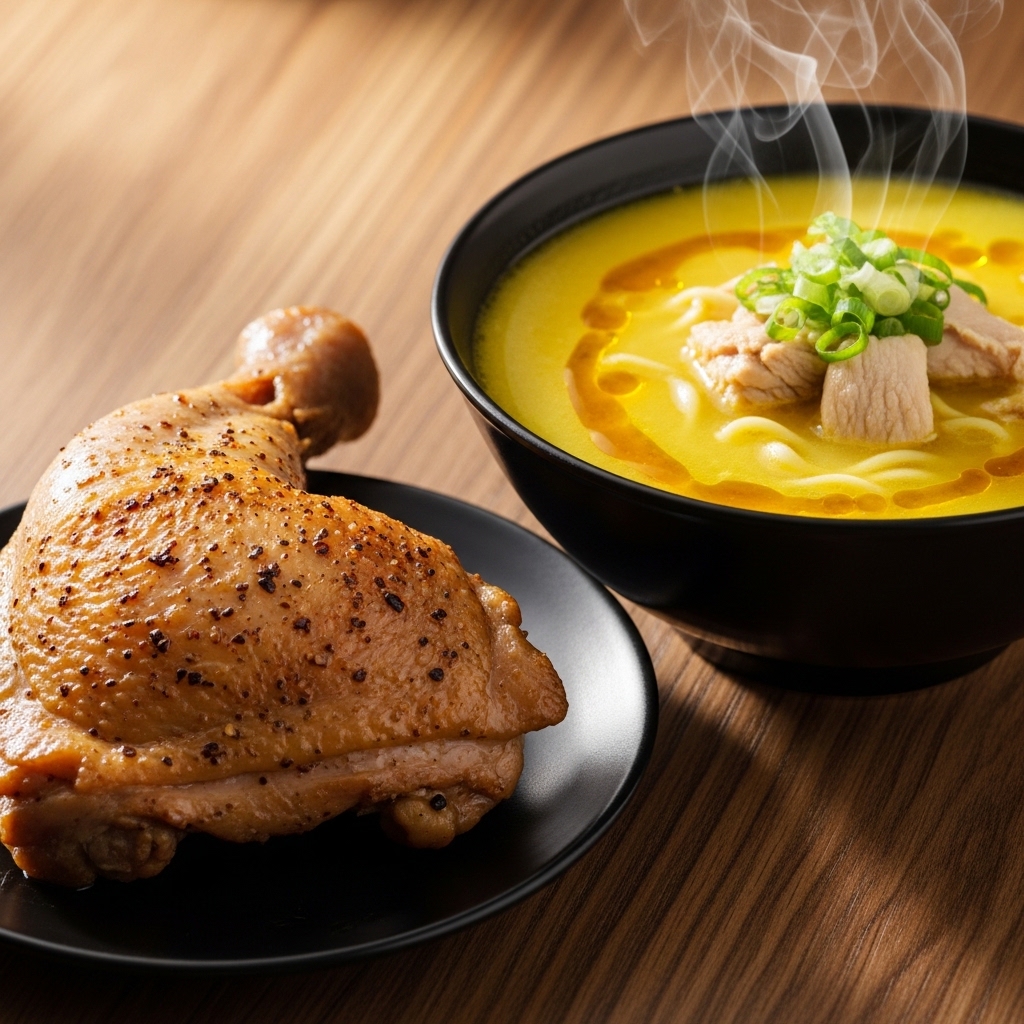 Kualitas daging paha ayam segar dan juicy dari agen ayam Cengkareng Tricik untuk bahan masakan berkuah restoran