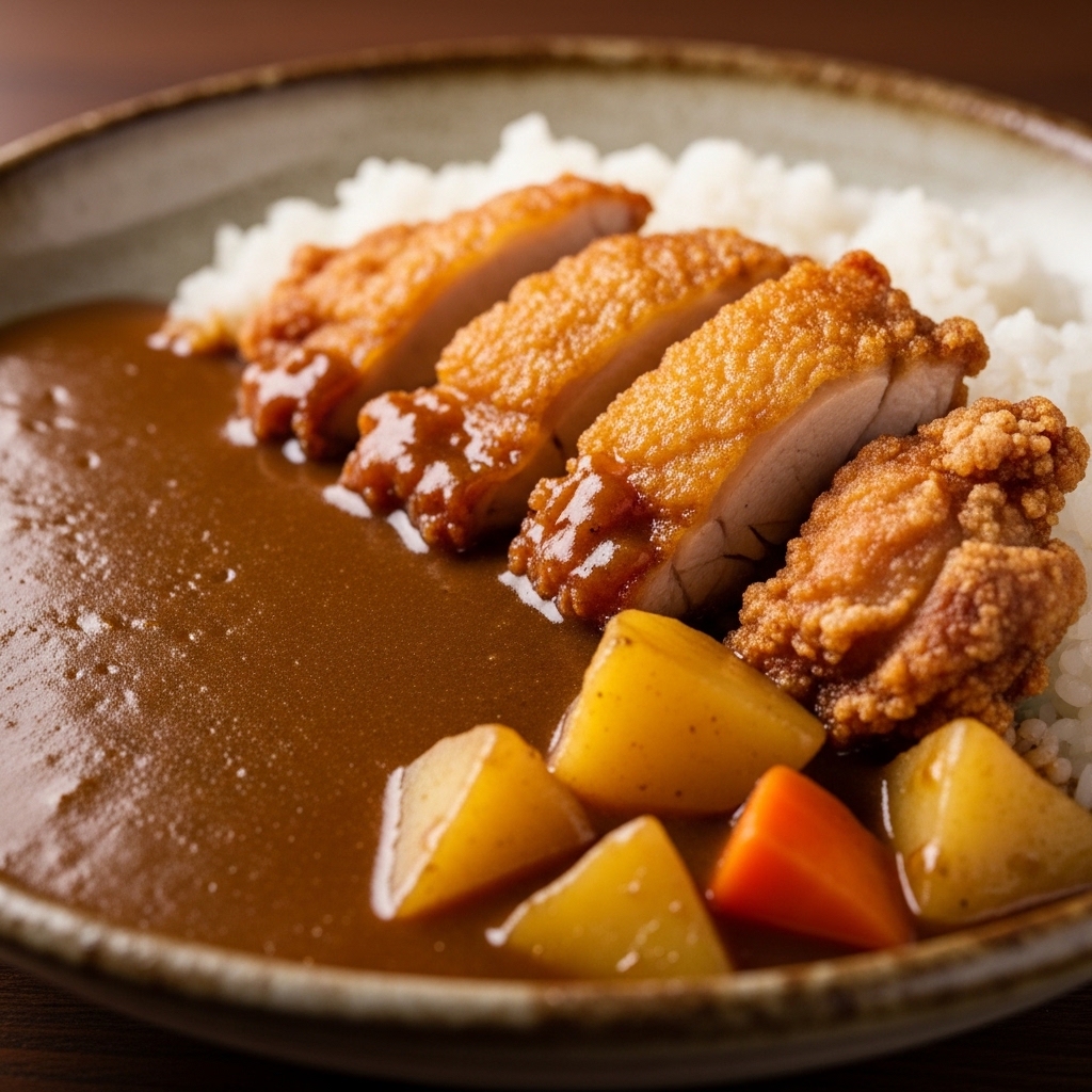 Potongan dadu boneless paha segar (karaage cut) dari Tricik Cengkareng yang utuh dan juicy untuk menu Kari Jepang di restoran B2B