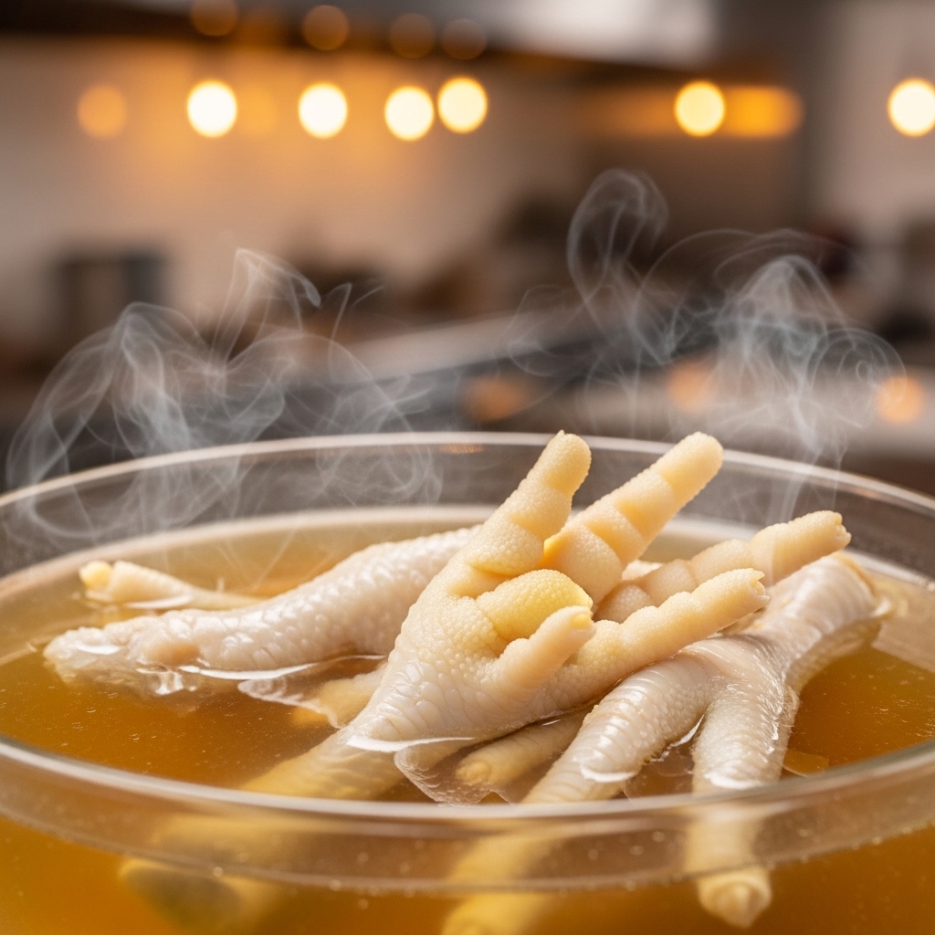 Kualitas ceker ayam bersih tanpa kuku dari distributor Tricik Cengkareng sebagai rahasia kaldu kuah soto bening B2B