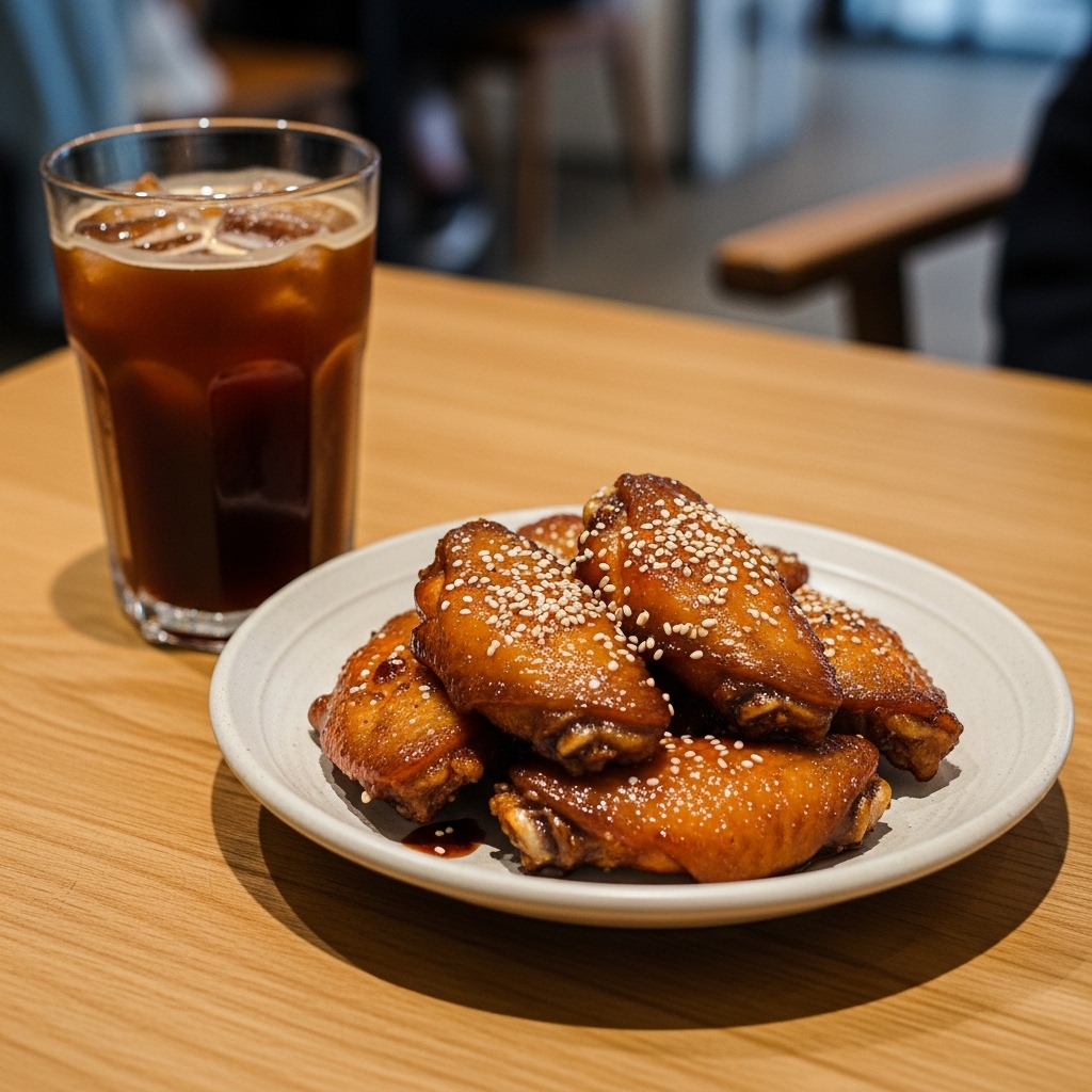Menu chicken wings camilan coffee shop menguntungkan menggunakan sayap ayam segar Tricik