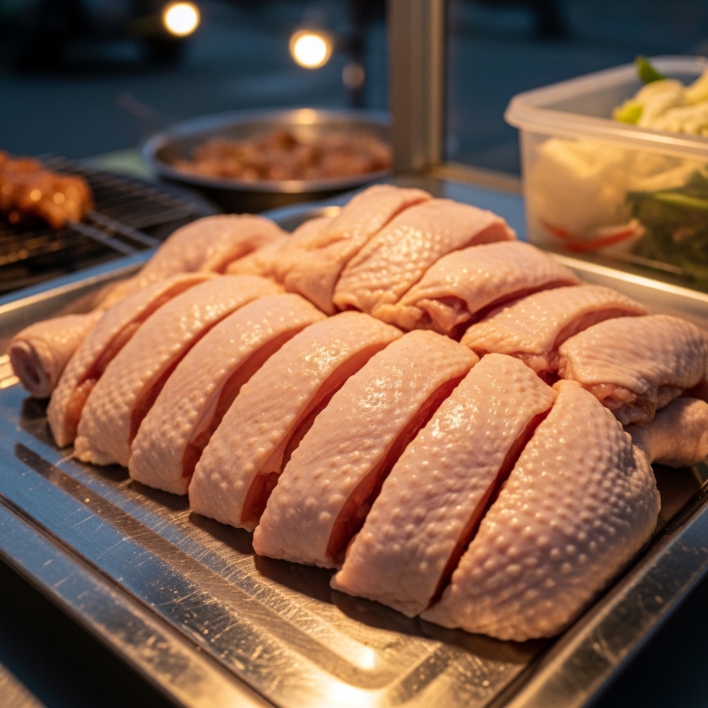 Suplai paket hemat karkas ayam segar potong 8 dari distributor Tricik Cengkareng untuk pengusaha street food pecel lele di area Kalideres