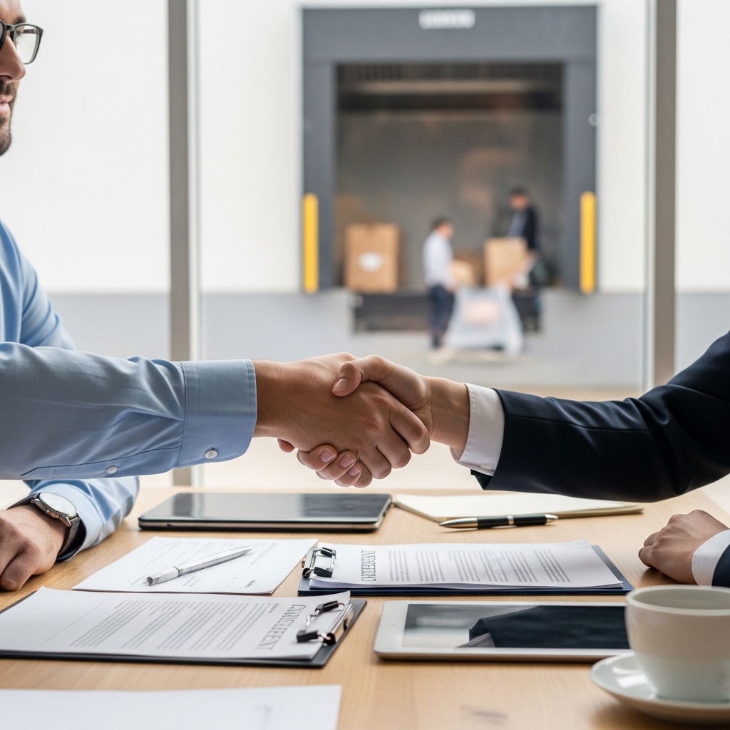 Kesepakatan kontrak pengadaan suplai ayam segar B2B antara Tricik Cengkareng dan restoran menggunakan sistem floating price yang transparan dan adil