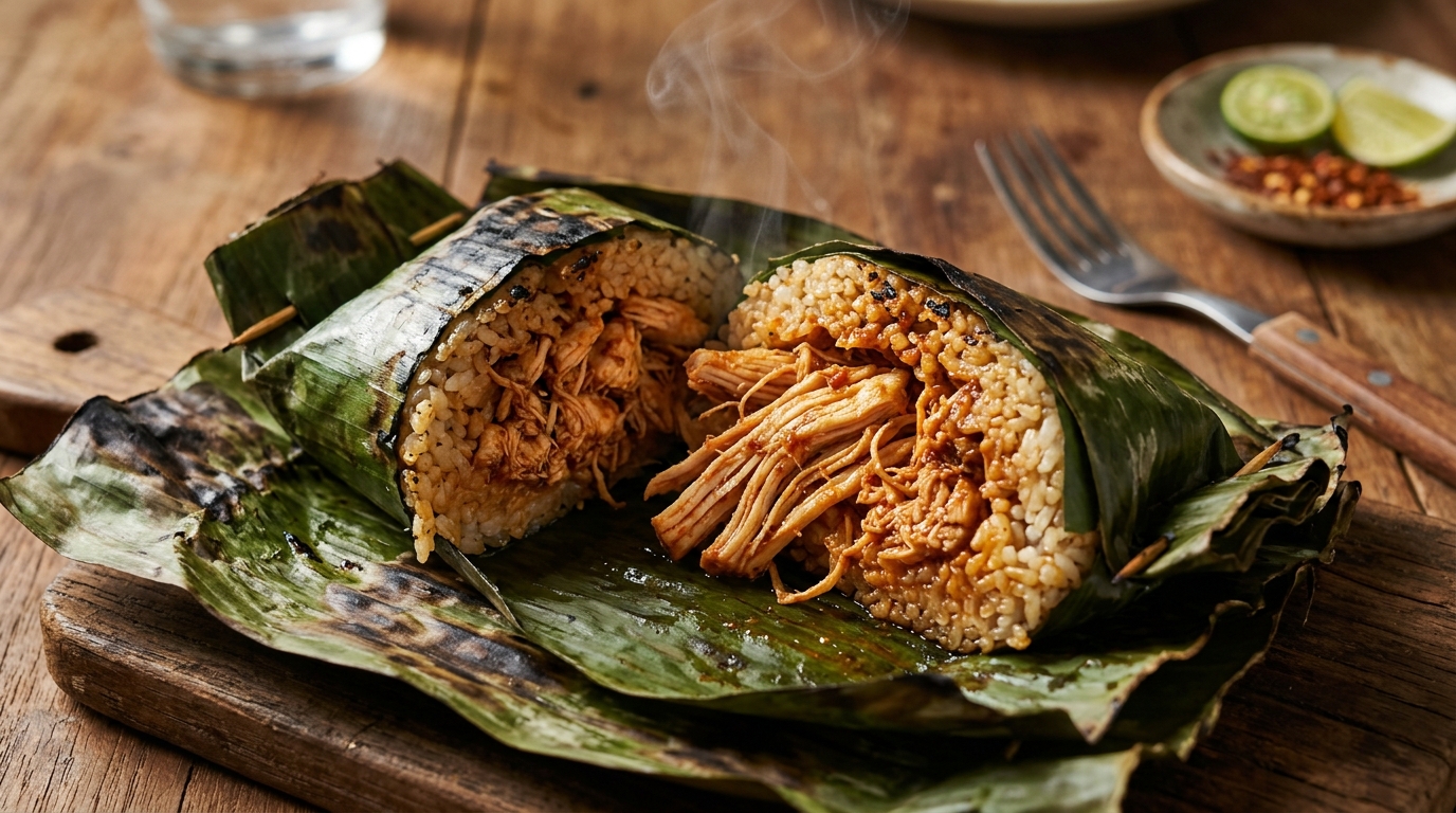 Tekstur serat kokoh suwiran dada ayam segar dari supplier B2B Tricik Cengkareng untuk isian premium nasi bakar
