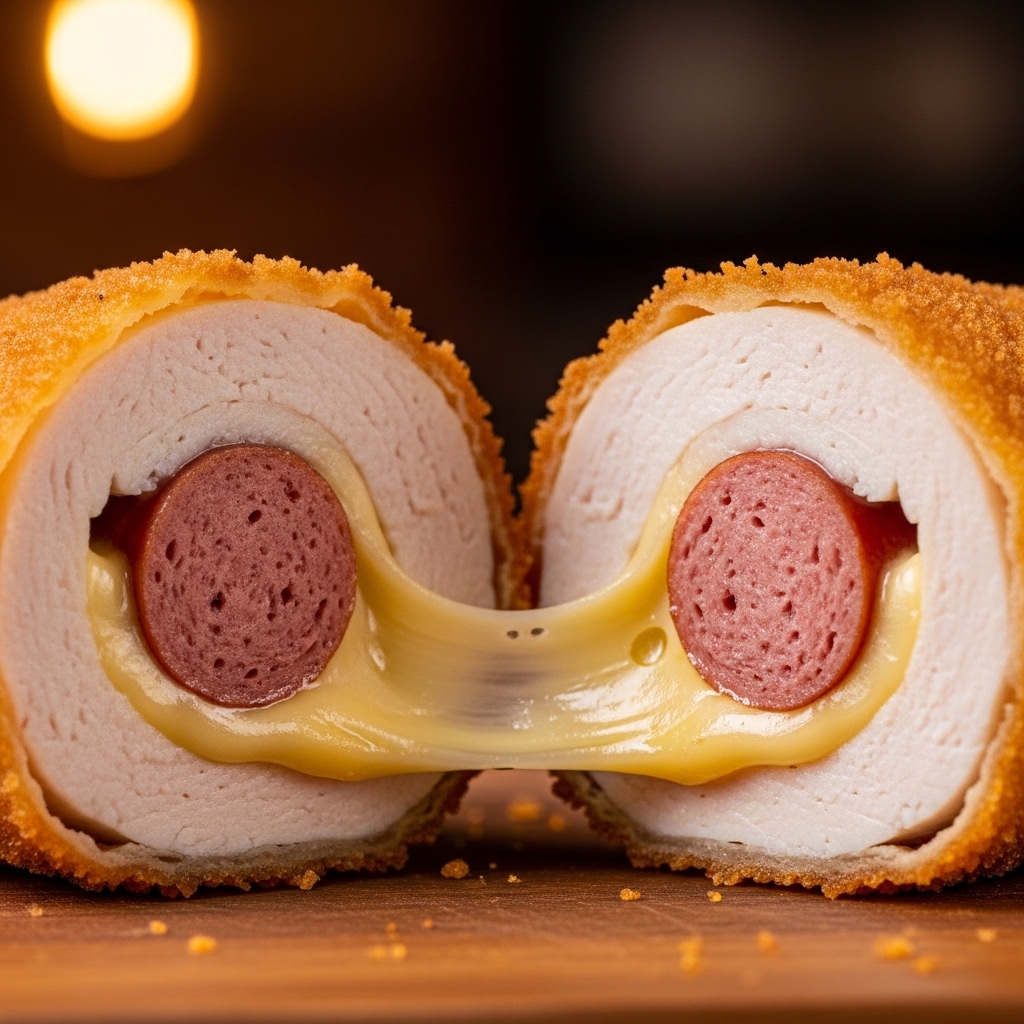 Tekstur dada karkas segar elastis anti sobek pasokan Tricik Cengkareng untuk menu ayam gulung Cordon Bleu warung B2B